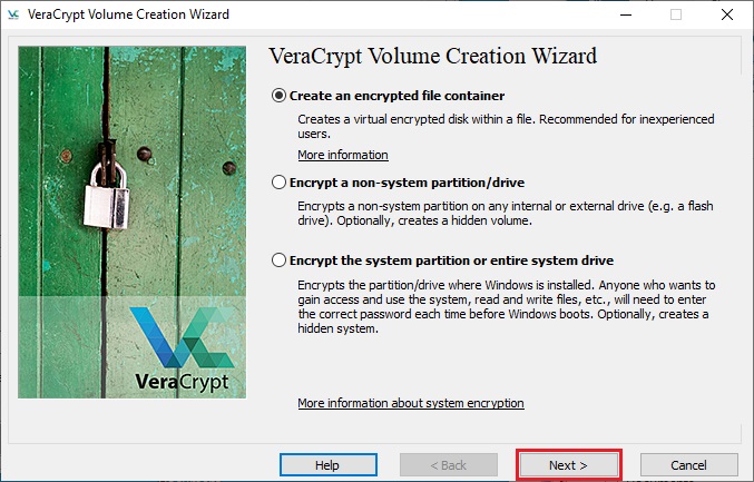 VeraCrypt - tutorial para principiantes - imagen paso 3